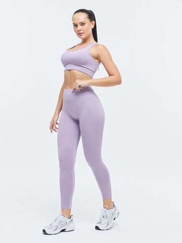 DRILLS Apparel Bustier Sport bh 'XFUNCTION Racer Bra' in Lila