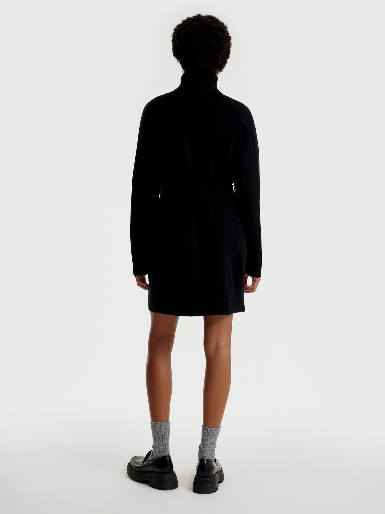 EDITED Strikkjole 'Okka' sort