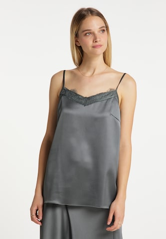 DreiMaster Klassik Top in Grey: front