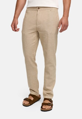 INDICODE JEANS Regular Chino 'Lino' in Beige
