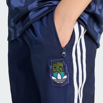 ADIDAS ORIGINALS Tapered Trousers 'Adidas Originals X Minecraft' in Blue