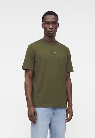 Tricou 'EASY' de la Calvin Klein Jeans pe verde