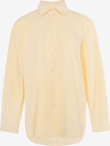 MYMO - Camisa em amarelo: frente