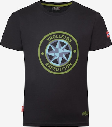 TROLLKIDS Performance Shirt in Black: front