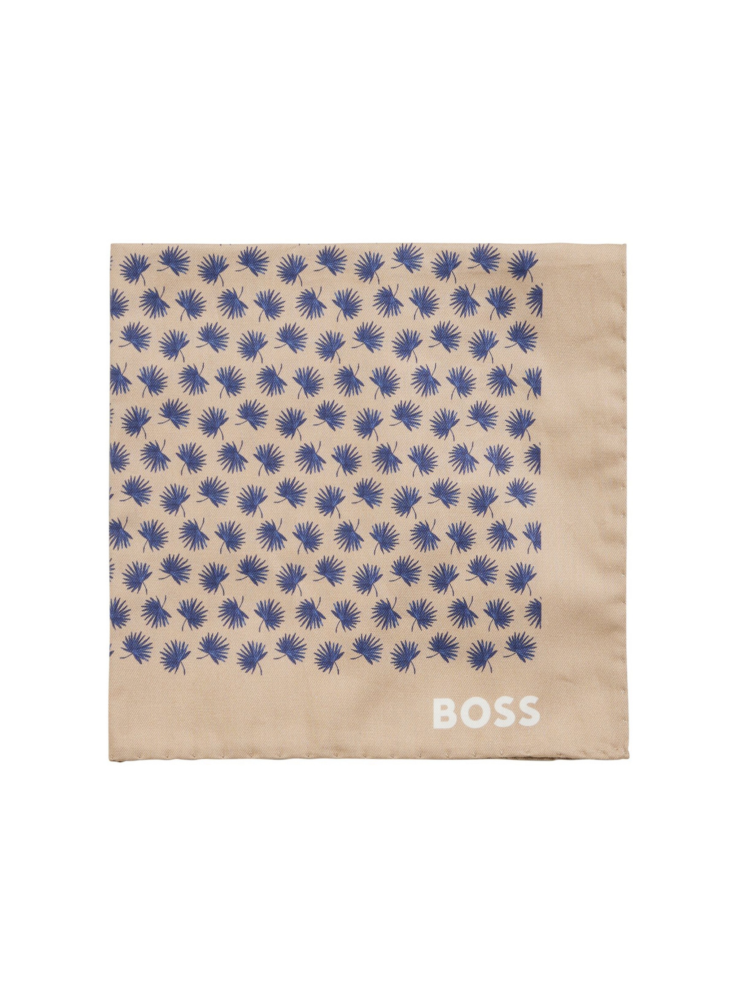 BOSS Pocket Square in Beige: front