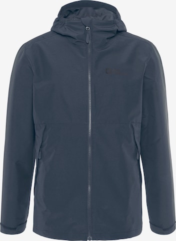 JACK WOLFSKIN Between-Seasons Parka in Blue: front