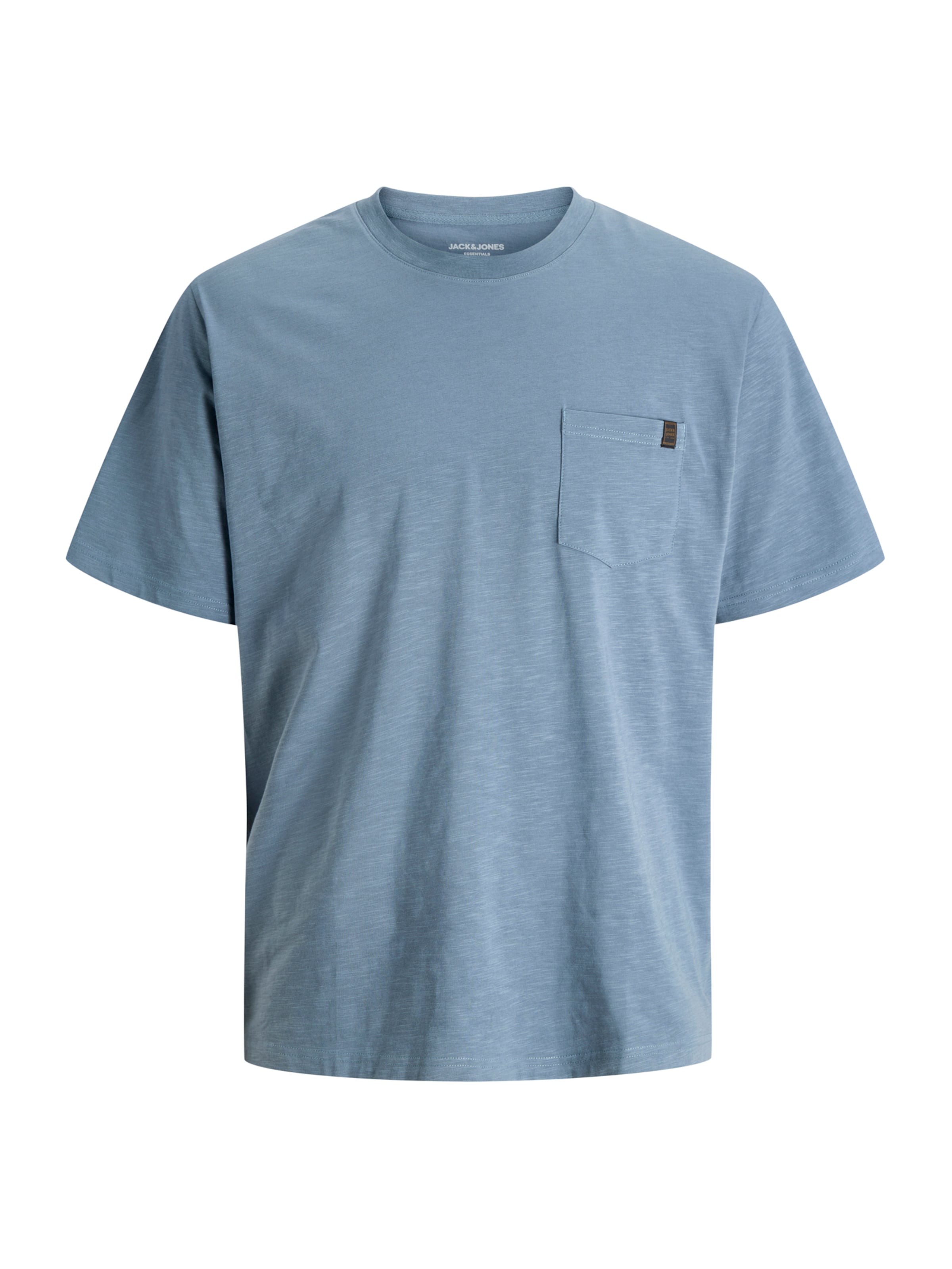 JACK & JONES T-Shirt 'JJEdover' in Blau: Vorderseite