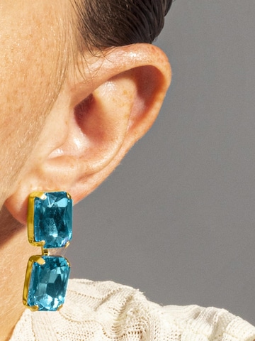 Luxenter Oorbellen 'Ankek' in Blauw