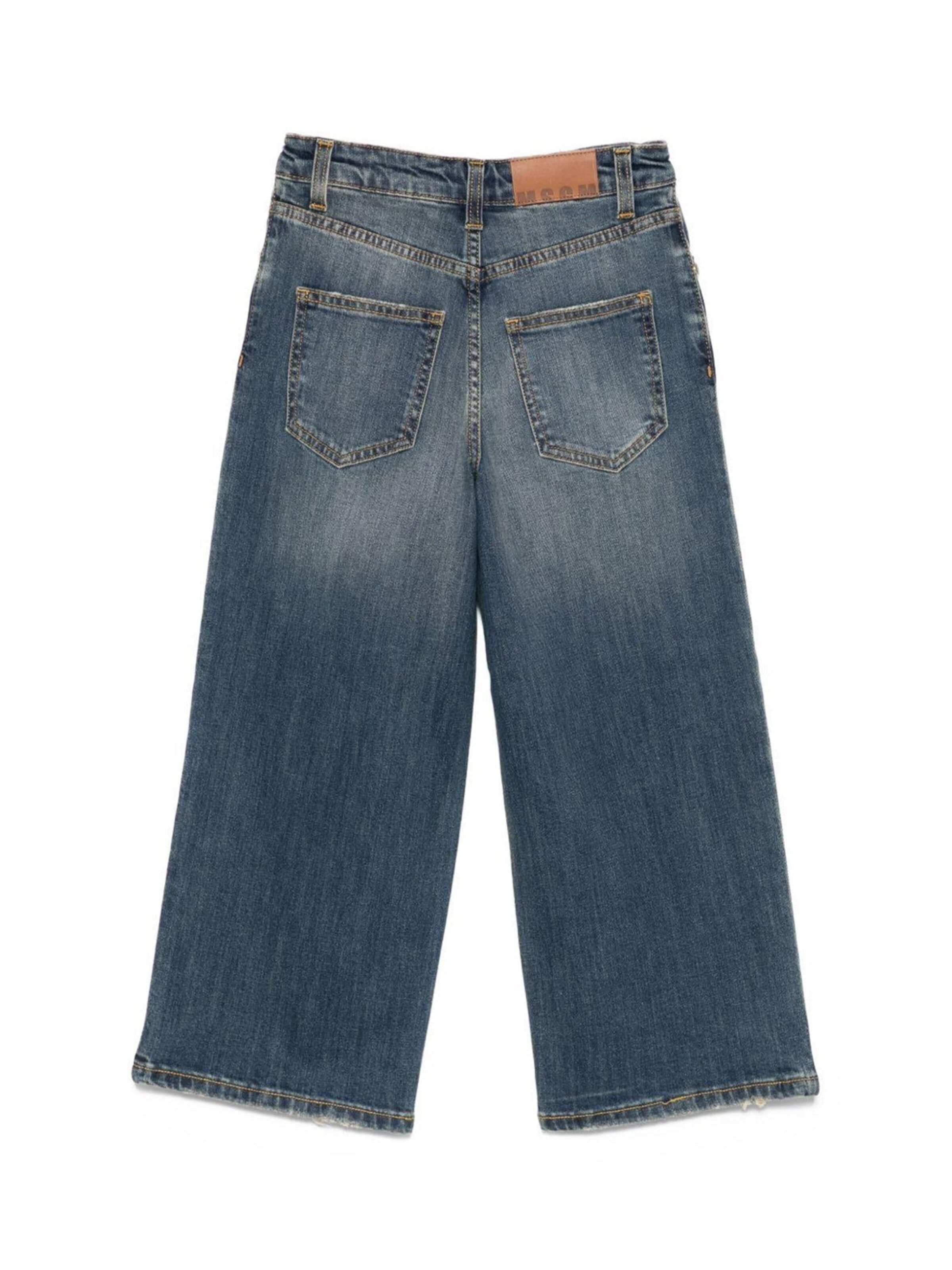 MSGM - Loosefit Vaquero en azul