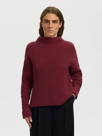 SELECTED - Jersey talla grande en rojo: frente
