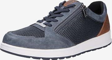 bugatti Låg sneaker i blå: framsida