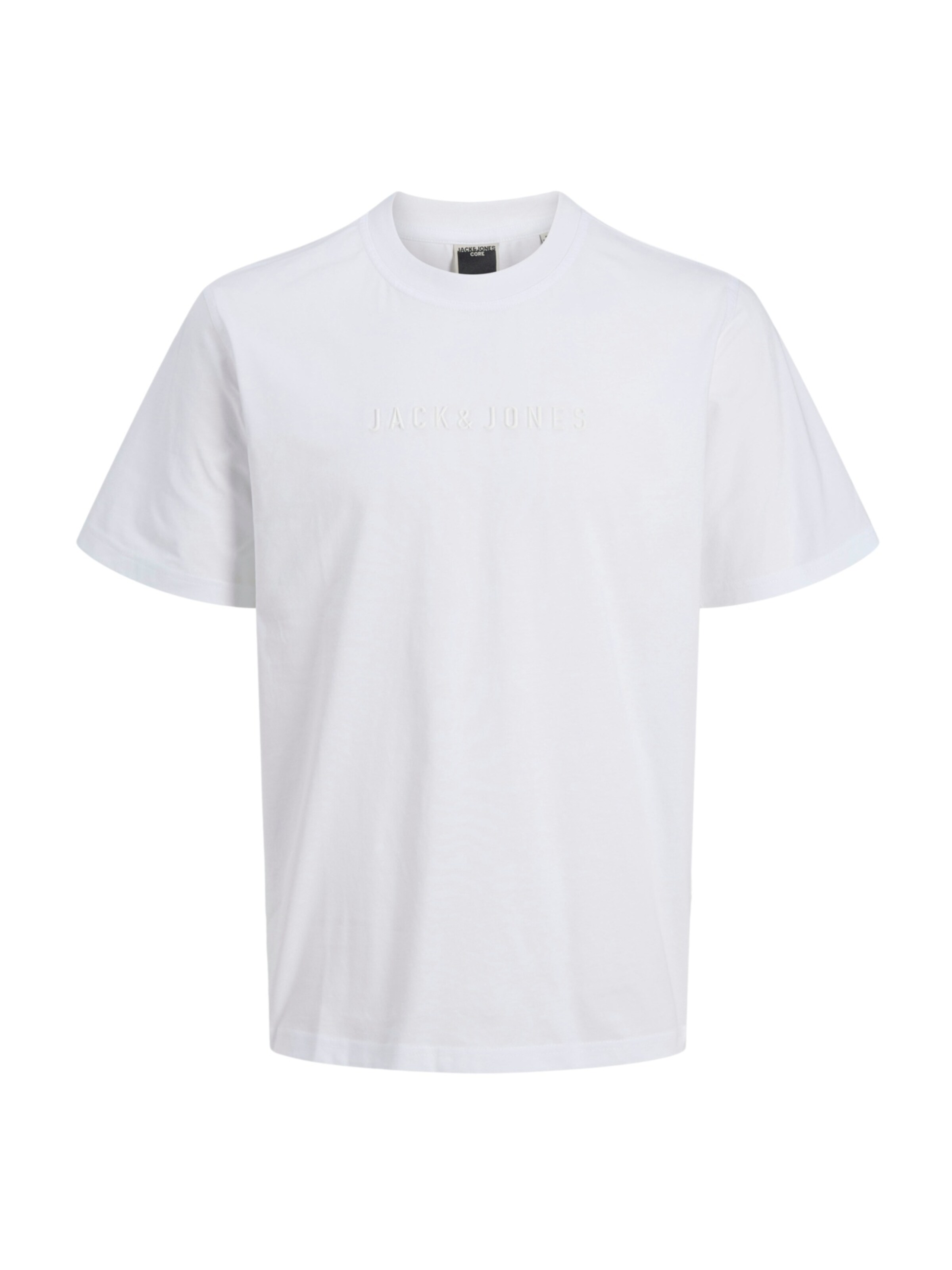 Maglietta 'Charge' in XXXL JACK & JONES di colore bianco, Visualizzazione prodotti