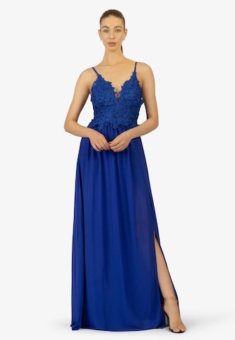 Kraimod Вечерна рокля в синьо: отпред