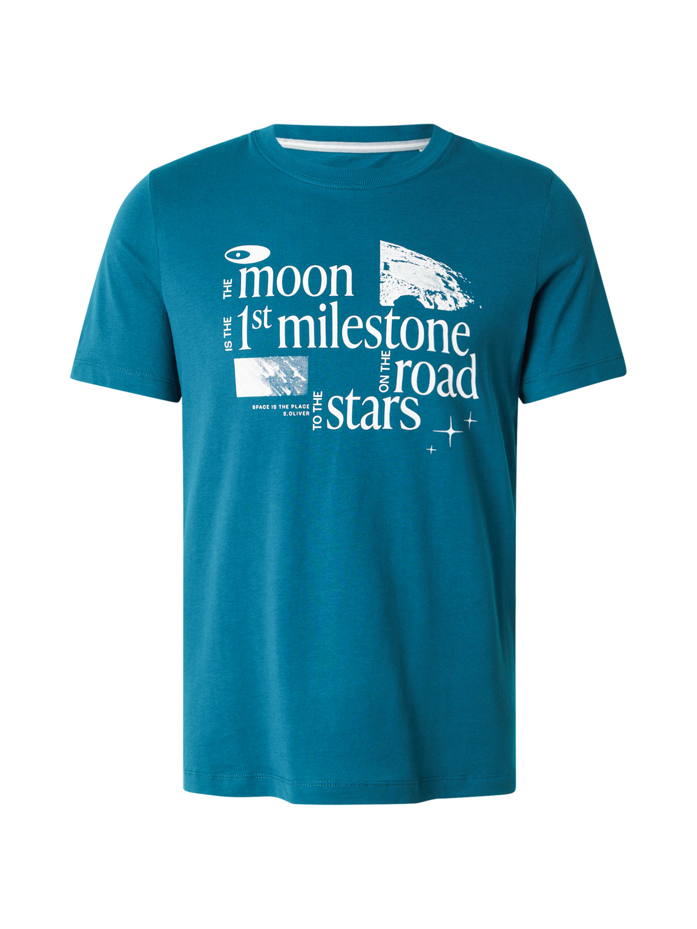 s.Oliver - Camisa em azul: frente