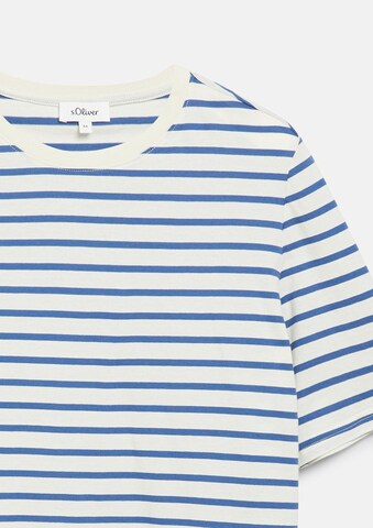 T-shirt s.Oliver CURVE en bleu