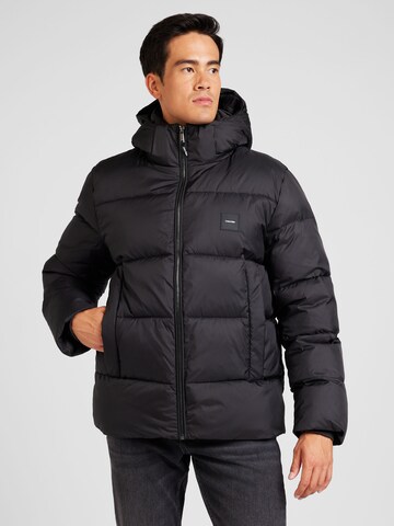 Veste d’hiver Calvin Klein en noir : devant