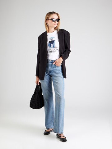 ONLY - Camiseta 'ONLEMMA' en blanco