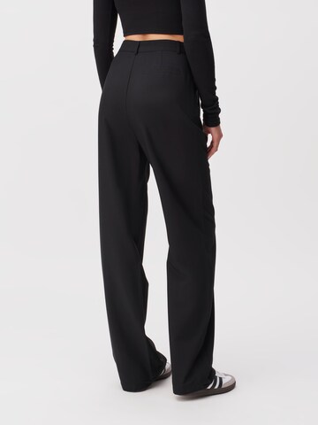 LeGer by Lena Gercke Regular Pleat-front trousers 'Elena' in Black