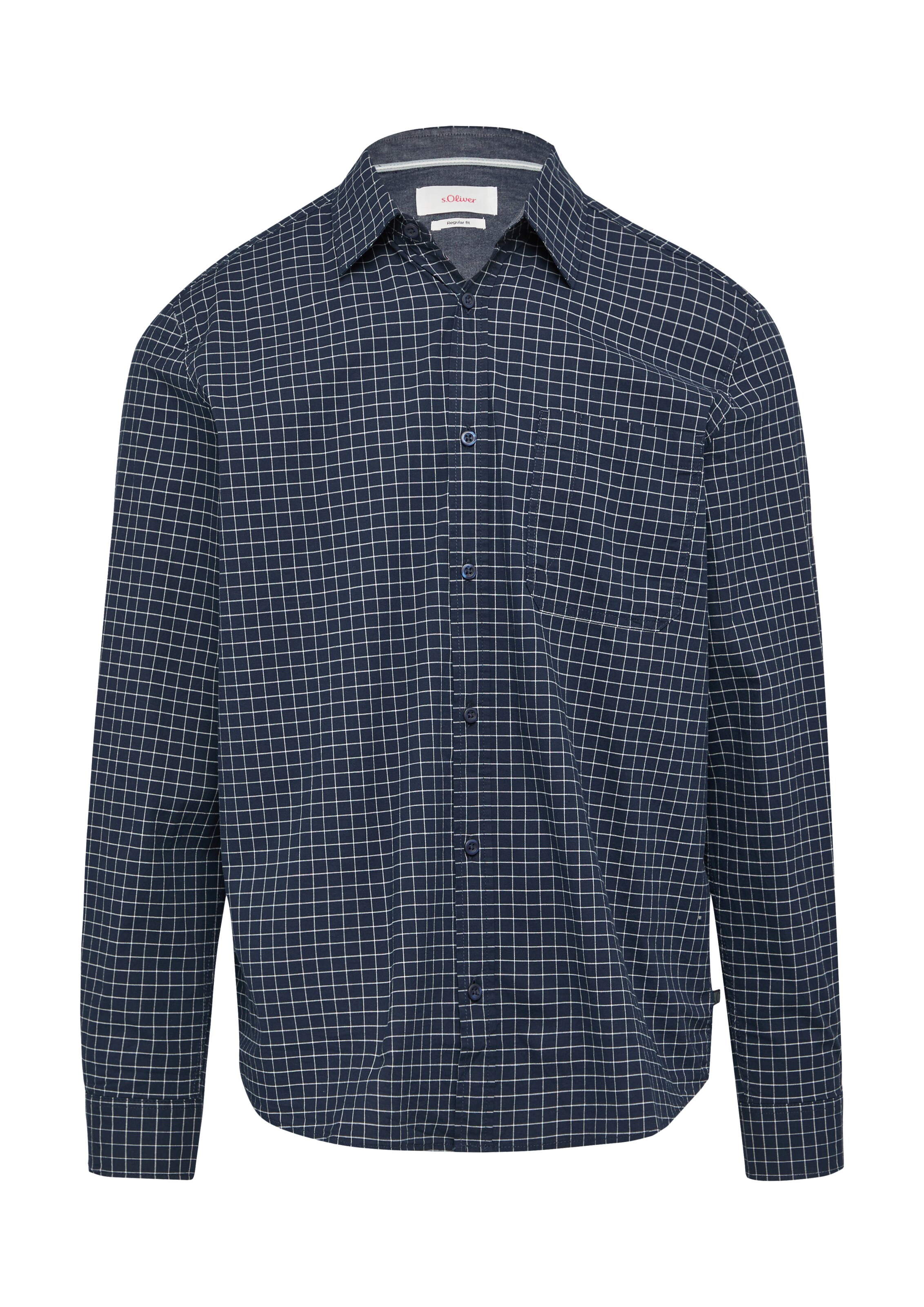s.Oliver Hemd in Blau: Vorderseite