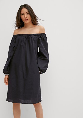 comma casual identity Sommerkleid in Schwarz: Vorderseite