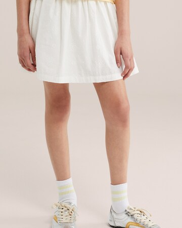 Jupe WE Fashion en blanc
