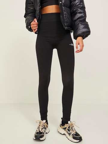 Skinny Leggings 'Charlotte' de la JJXX pe negru: față