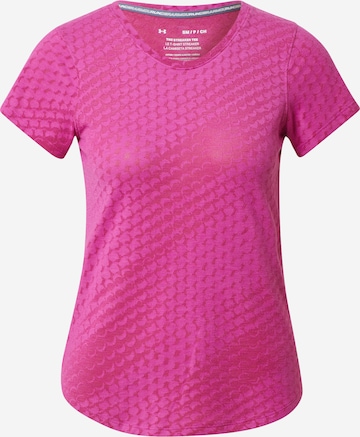 UNDER ARMOUR - Camiseta funcional 'Streaker' en rosa: frente