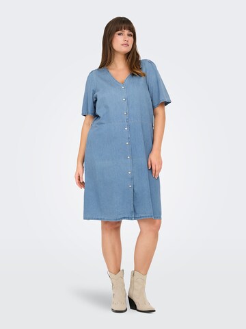 Abito camicia di ONLY Carmakoma in blu: frontale