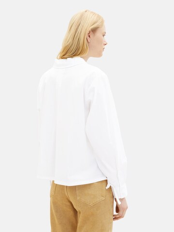 TOM TAILOR DENIM - Blusa en blanco