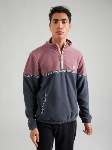 Iriedaily - Regular Fit Sweatshirt 'Monte Noe' em roxo: frente