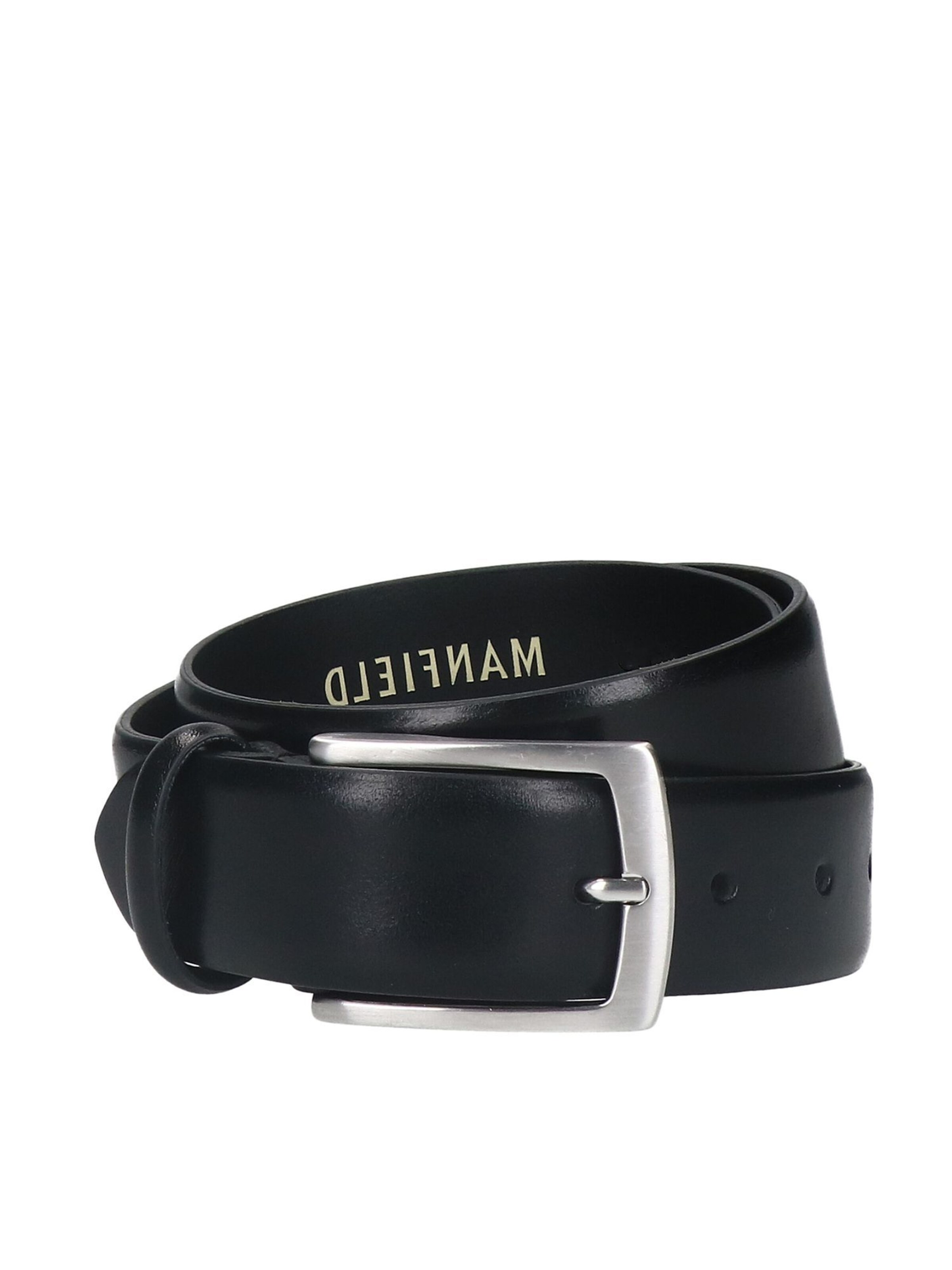MANFIELD Belt in Black: front