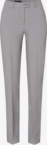 TONI Regular Pleated Pants in Grey: front