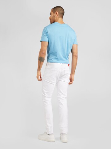 HUGO Slimfit Jeans '734' i hvid