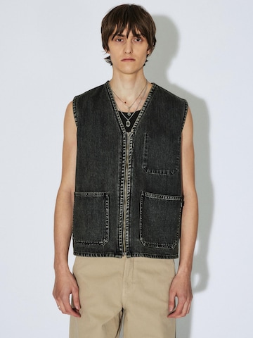 Dr. Denim Vest 'Enver Worker' in Black