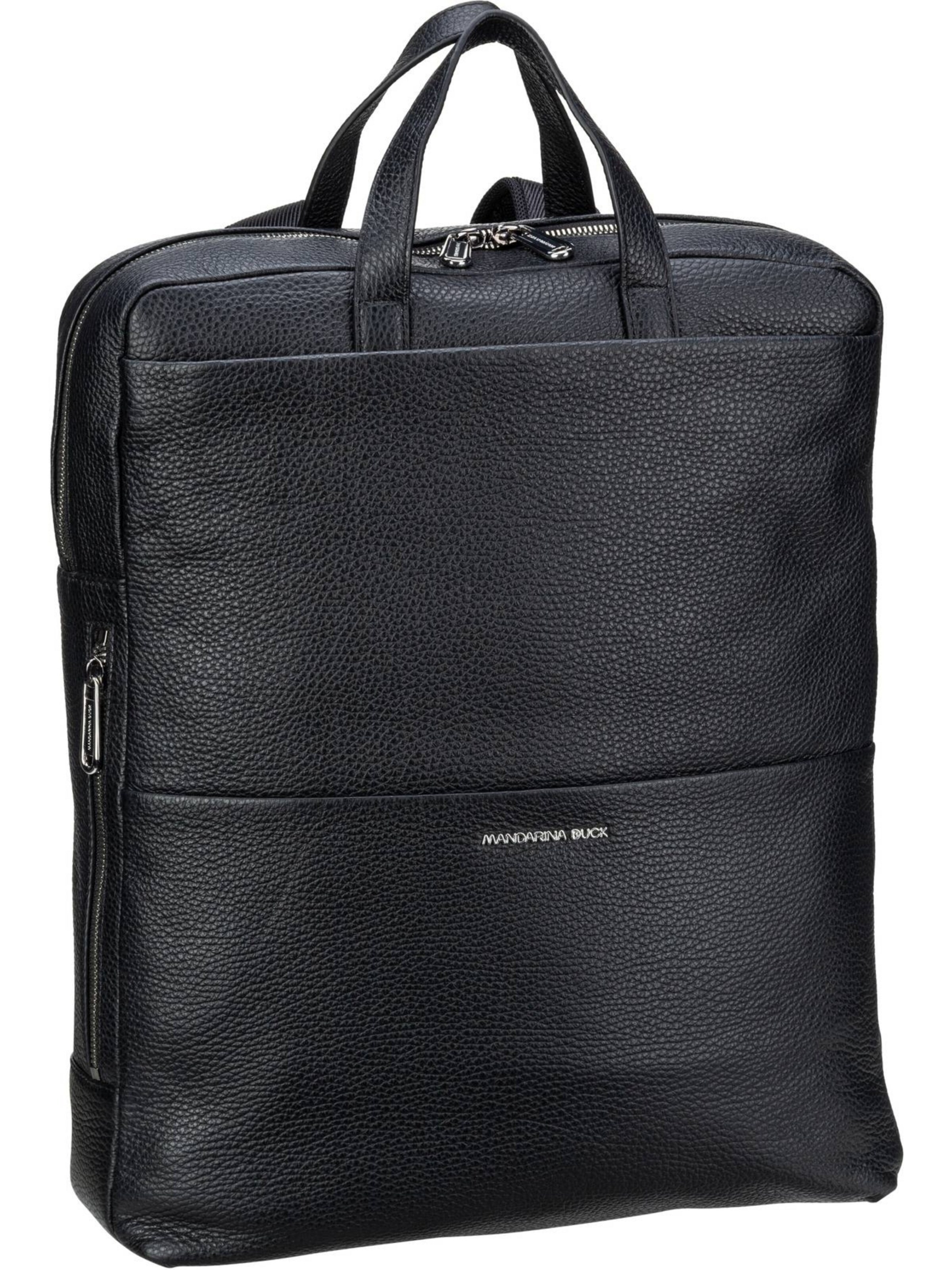 MANDARINA DUCK Backpack in Black: front