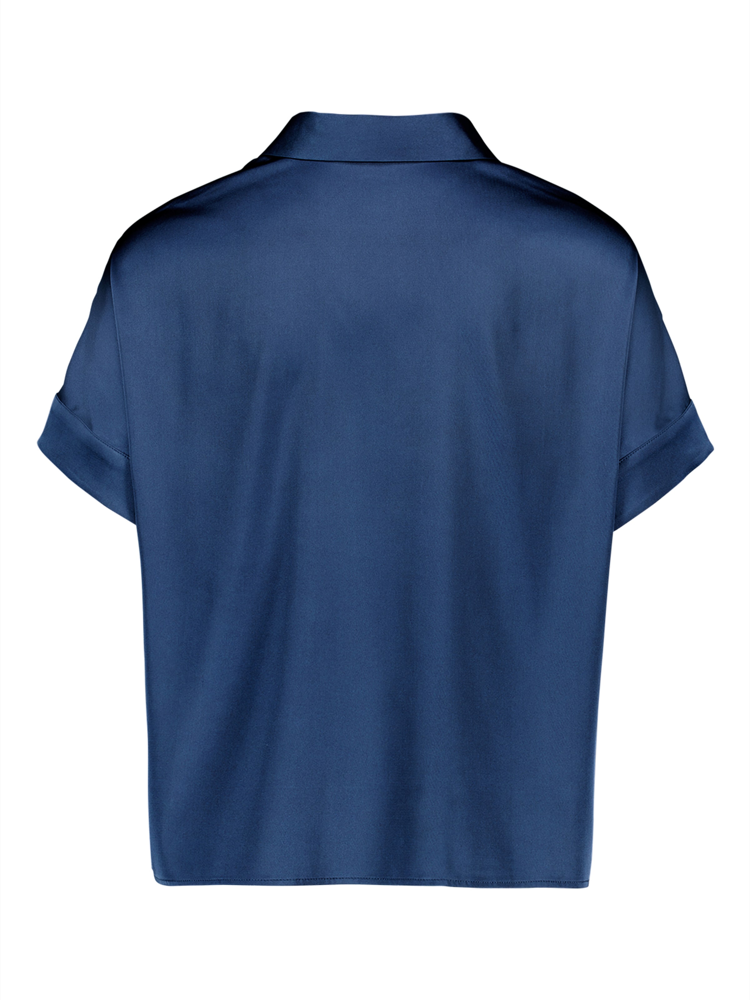 zero Bluse in Blau