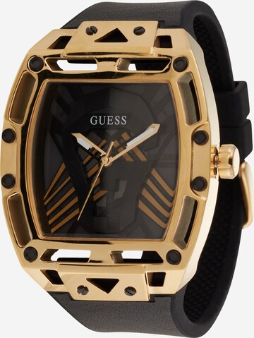 GUESS Uhr in Schwarz: predná strana