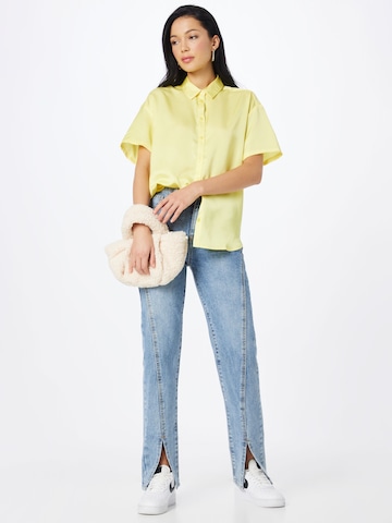 NA-KD Blouse in Yellow