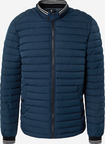 No Excess Between-Season Jacket in Blue: front