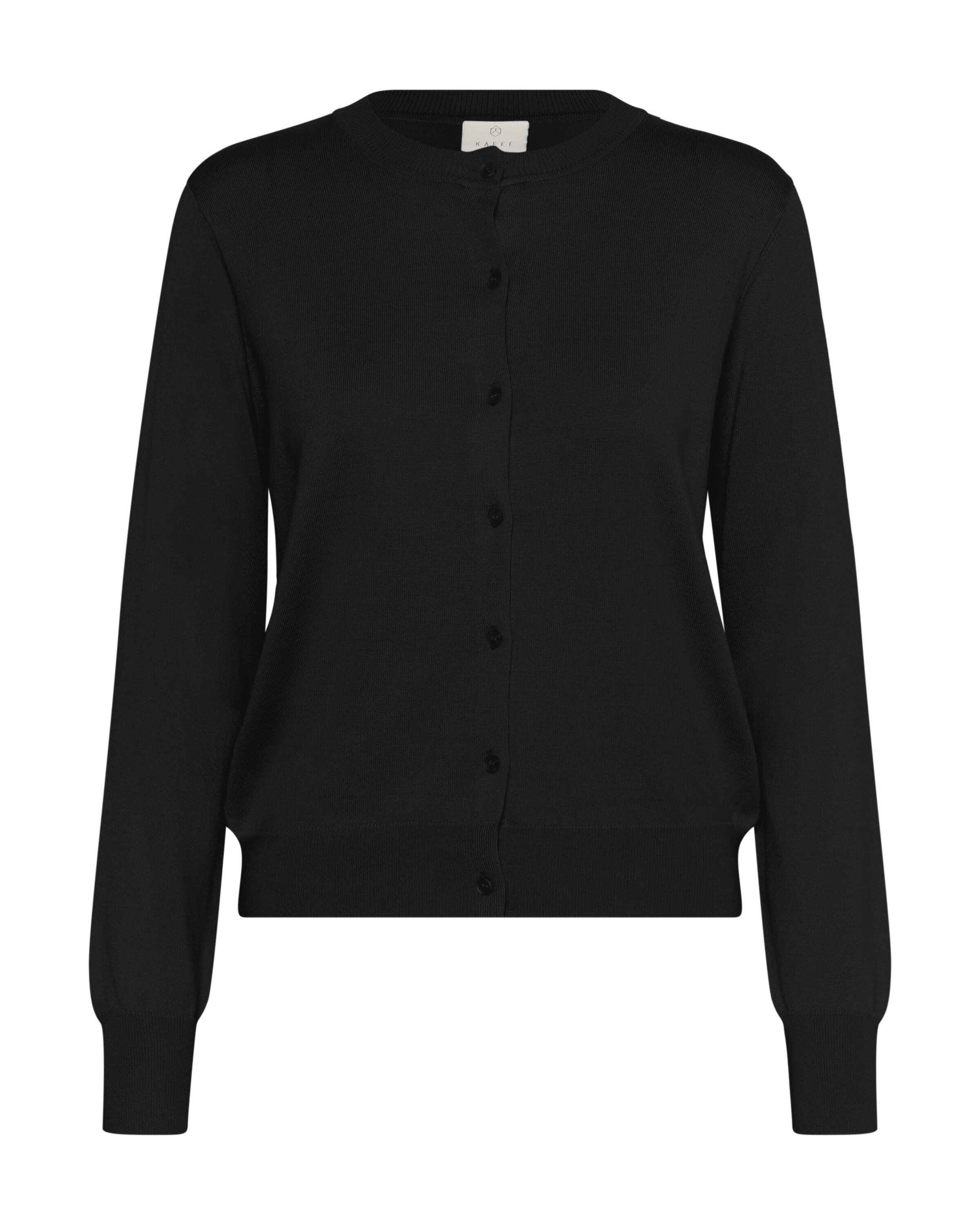 Kaffe Knit Cardigan 'Lizza' in Black: front