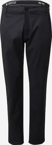 Pantalon chino 'Morry' G-STAR en noir : devant