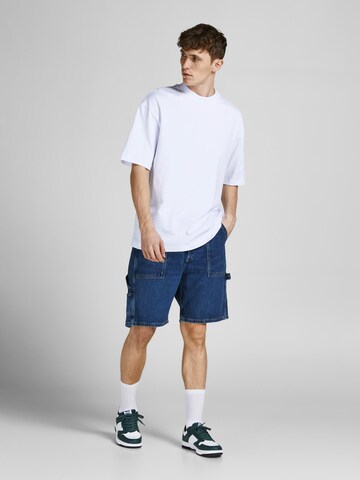 JACK & JONES Широка кройка Дънки 'Tony' в синьо