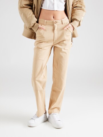 Pepe Jeans Regular Cargo Pants 'Betsy' in Beige: front