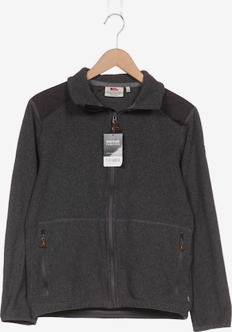 Fjällräven Sweatshirt & Zip-Up Hoodie in S in Grey: front