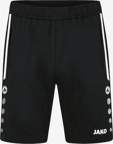 Regular Pantalon de sport JAKO en noir : devant