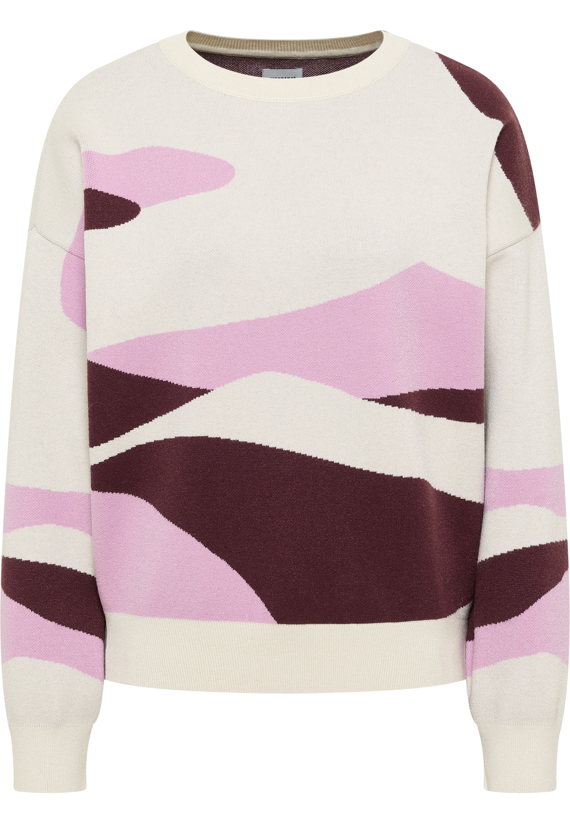 MUSTANG Pullover 'Style Donna' in Beige: Vorderseite