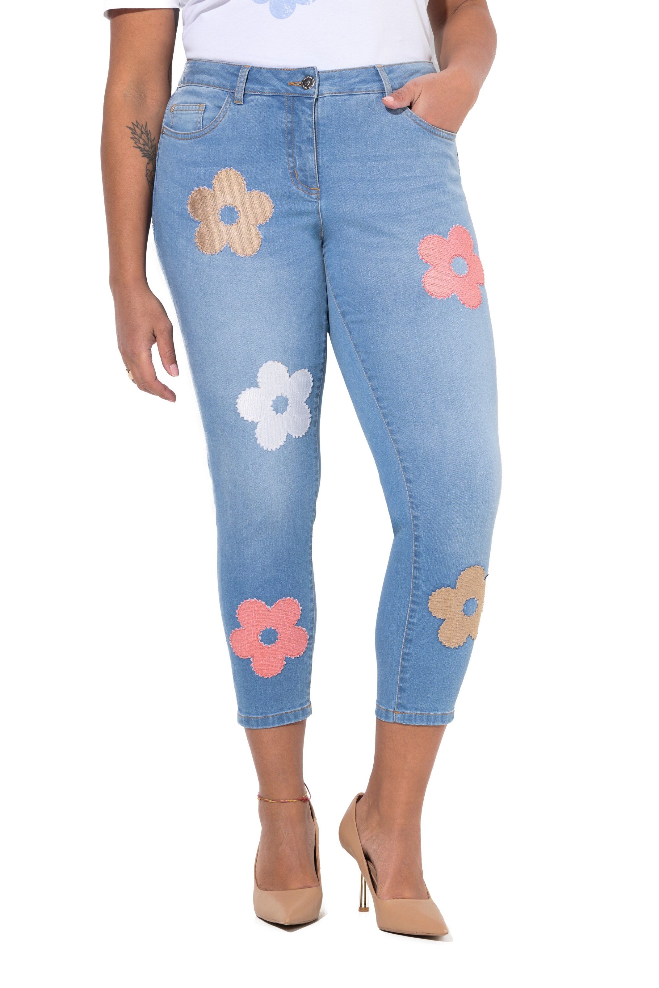 MIAMODA Skinny Jeans in Blau: Vorderseite