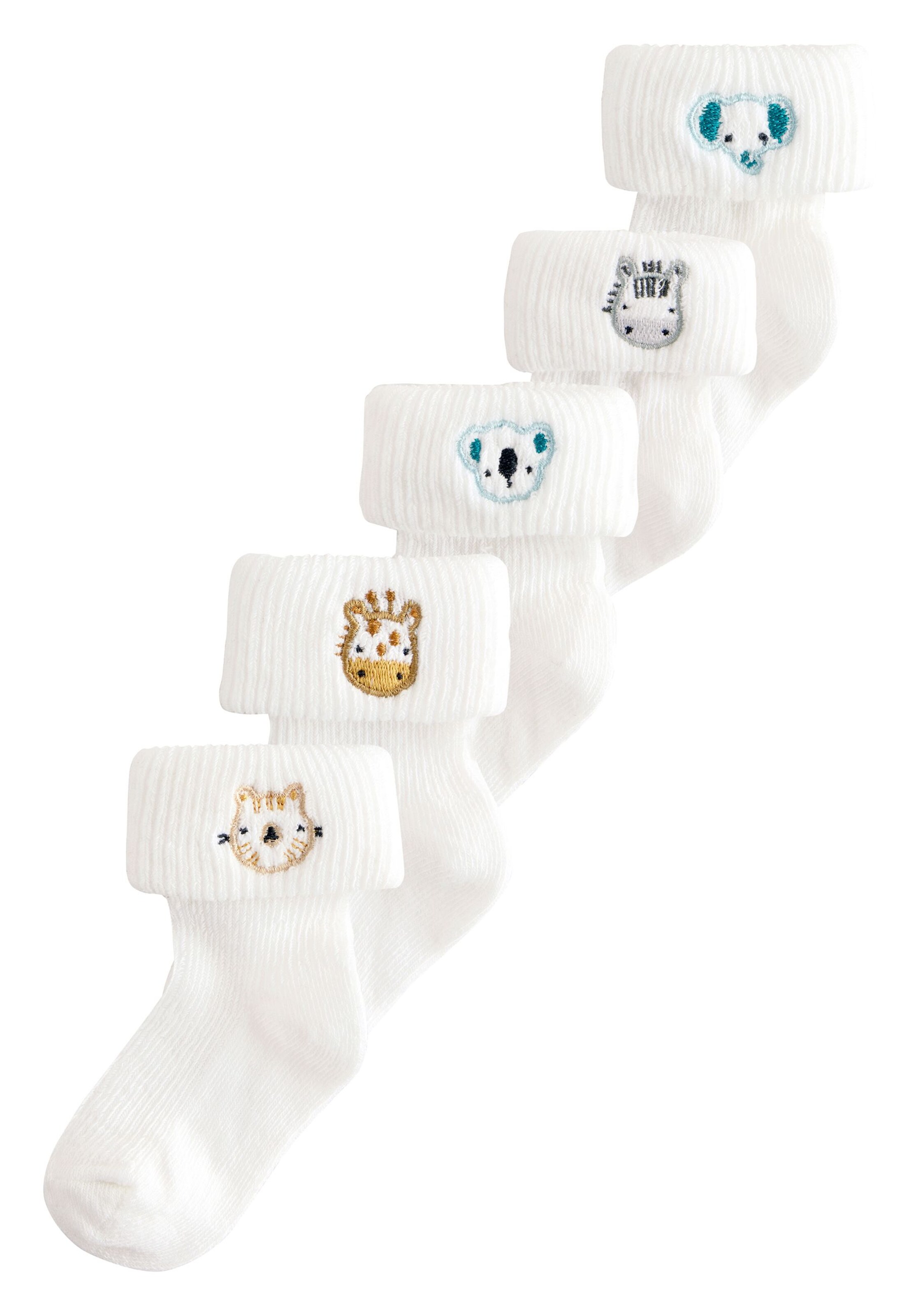 Next Sockor i vit: framsida