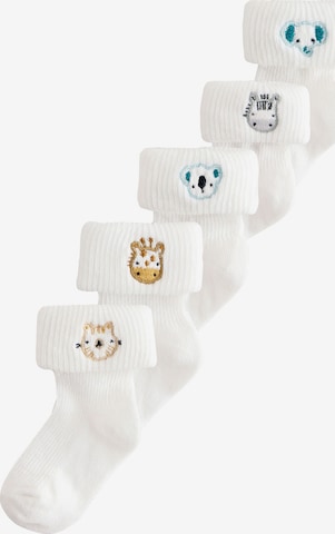 Next Ponožky – bílá: přední strana