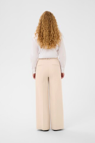 Wide Leg Pantalon à plis 'HollynIW' InWear en beige
